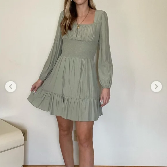 hesperus green dress Helsa Mini Dress main image 0